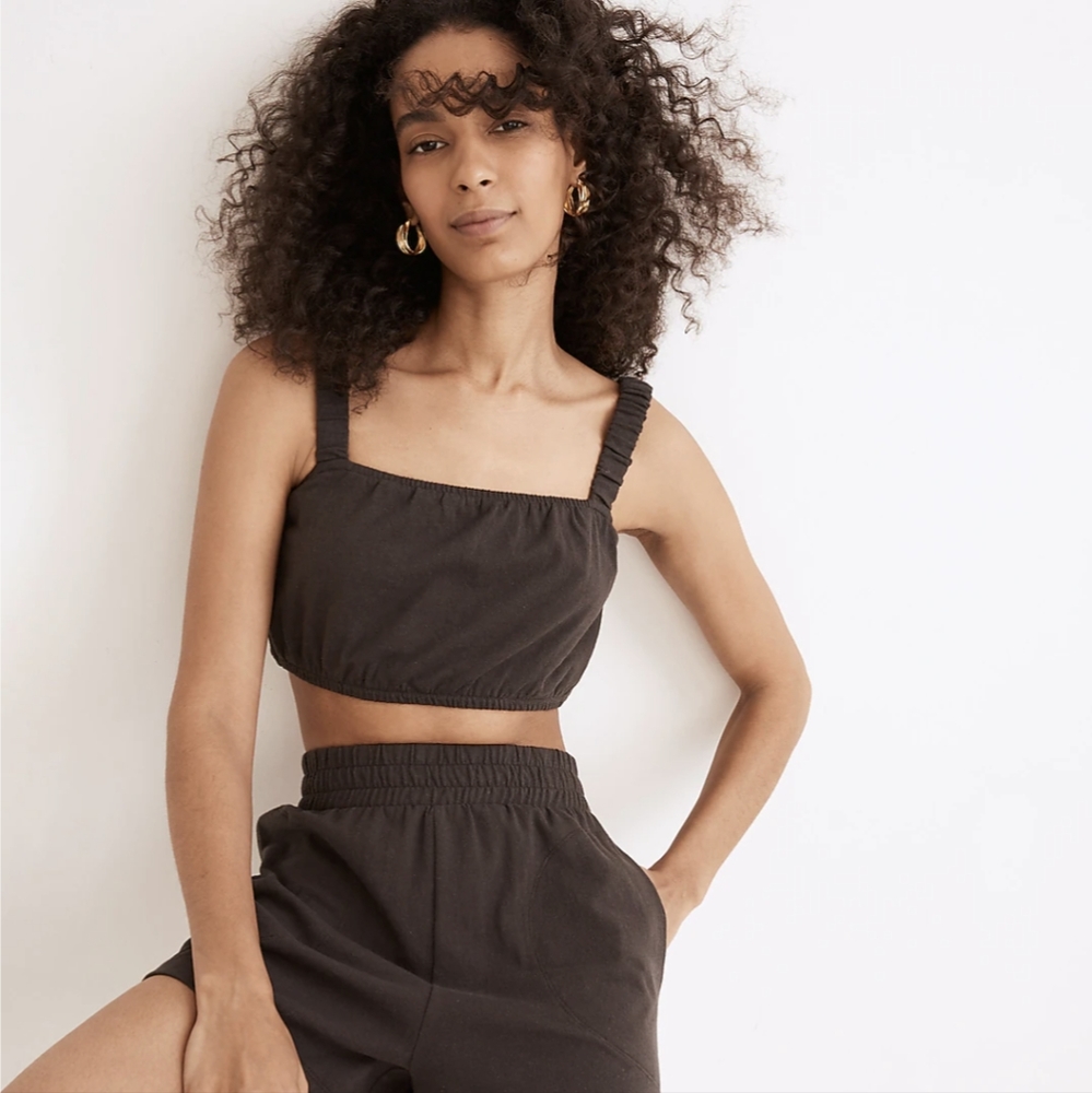 NWT Madewell Cotton Crop Tank, Medium